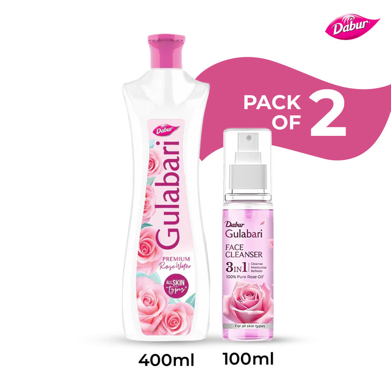 Dabur Gulabari Rose water + Cleanser