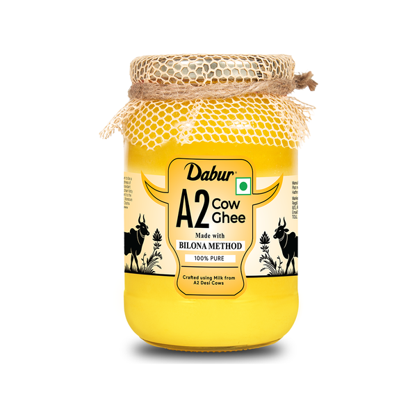 Dabur A2 Cow Ghee 500ml and Cold Pressed Mustard Oil 1ltr