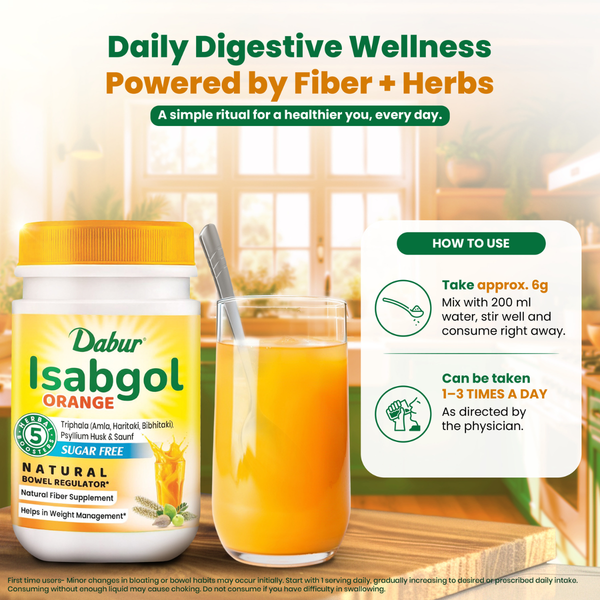 Dabur Dia Control Juice 1ltr & Isabgol Orange 100g