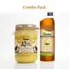 Dabur A2 Cow Ghee 500ml and Cold Pressed Mustard Oil 1ltr