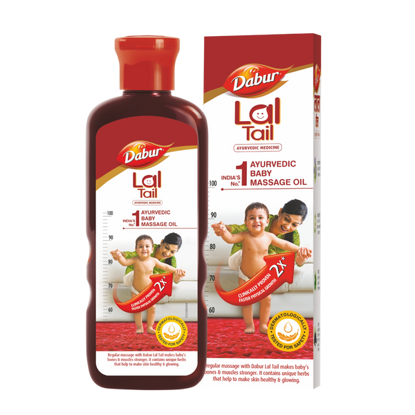 Dabur Lal Tail - Ayurvedic Baby Oil 2x Faster Physical Growth