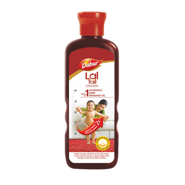 Dabur Lal Tail - Ayurvedic Baby Oil 2x Faster Physical Growth