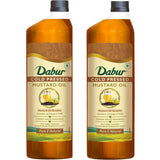 Dabur Cold Pressed Mustard Oil | Rich in Omega 3 | Pure & Flavorful Cooking Oil