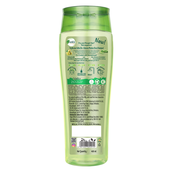 Dabur Vatika Bio Infusions Moisture Bomb shampoo 400ml