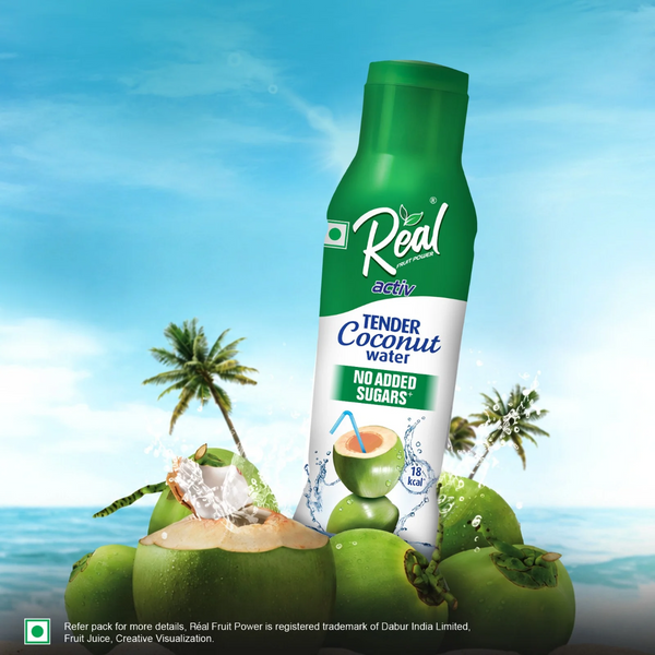Réal Activ Tender Coconut Water (Pack of 6)