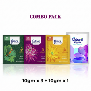 Odonil Gel Pocket & Zipper Air Freshener Combo