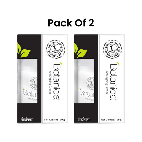 Botanica Anti-Ageing Face Cream for Wrinkles, Fine Lines & Skin Firming | Daily Anti-Wrinkle Moisturizer for Youthful Skin