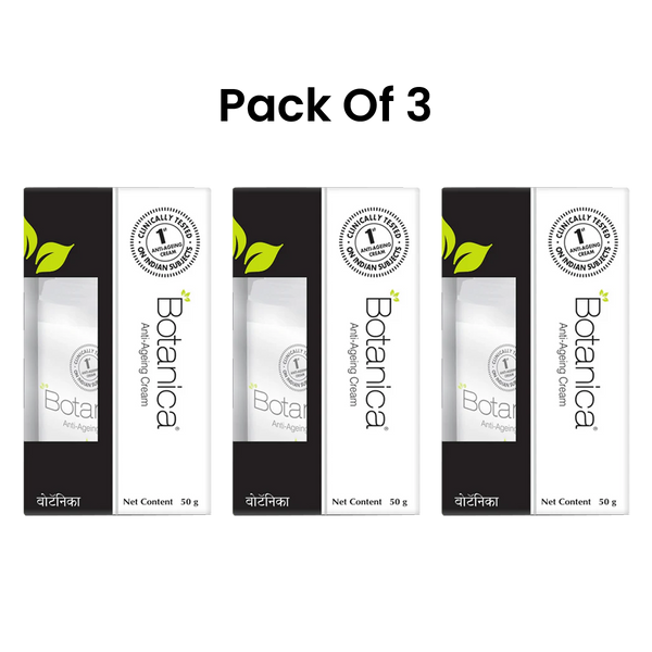 Botanica Anti-Ageing Face Cream for Wrinkles, Fine Lines & Skin Firming | Daily Anti-Wrinkle Moisturizer for Youthful Skin