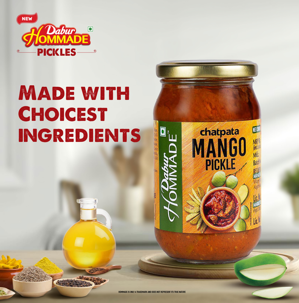 FUDCO Hot Mango Pickle - 400g Jar, Spicy Indian Condiment