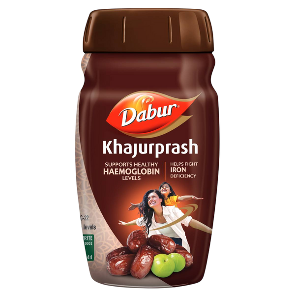 Dabur Khajurprash | 3X Immunity Action | Supports Healthy Haemoglobin Levels | Natural Source of Iron | Goodness of Khajur & Giloy