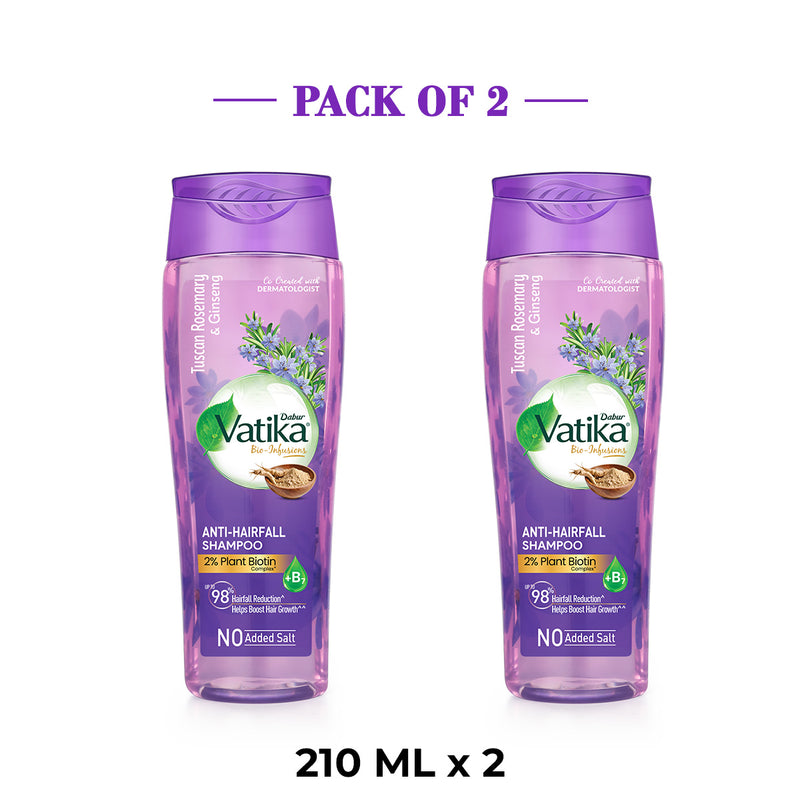Dabur Vatika Bio Infusions Anti - Hairfall Shampoo 210ml