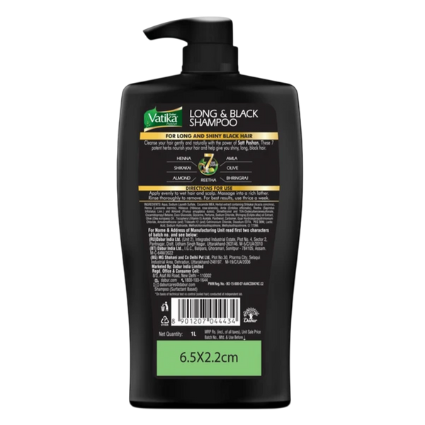 Dabur Vatika Naturals Long & Black Shampoo