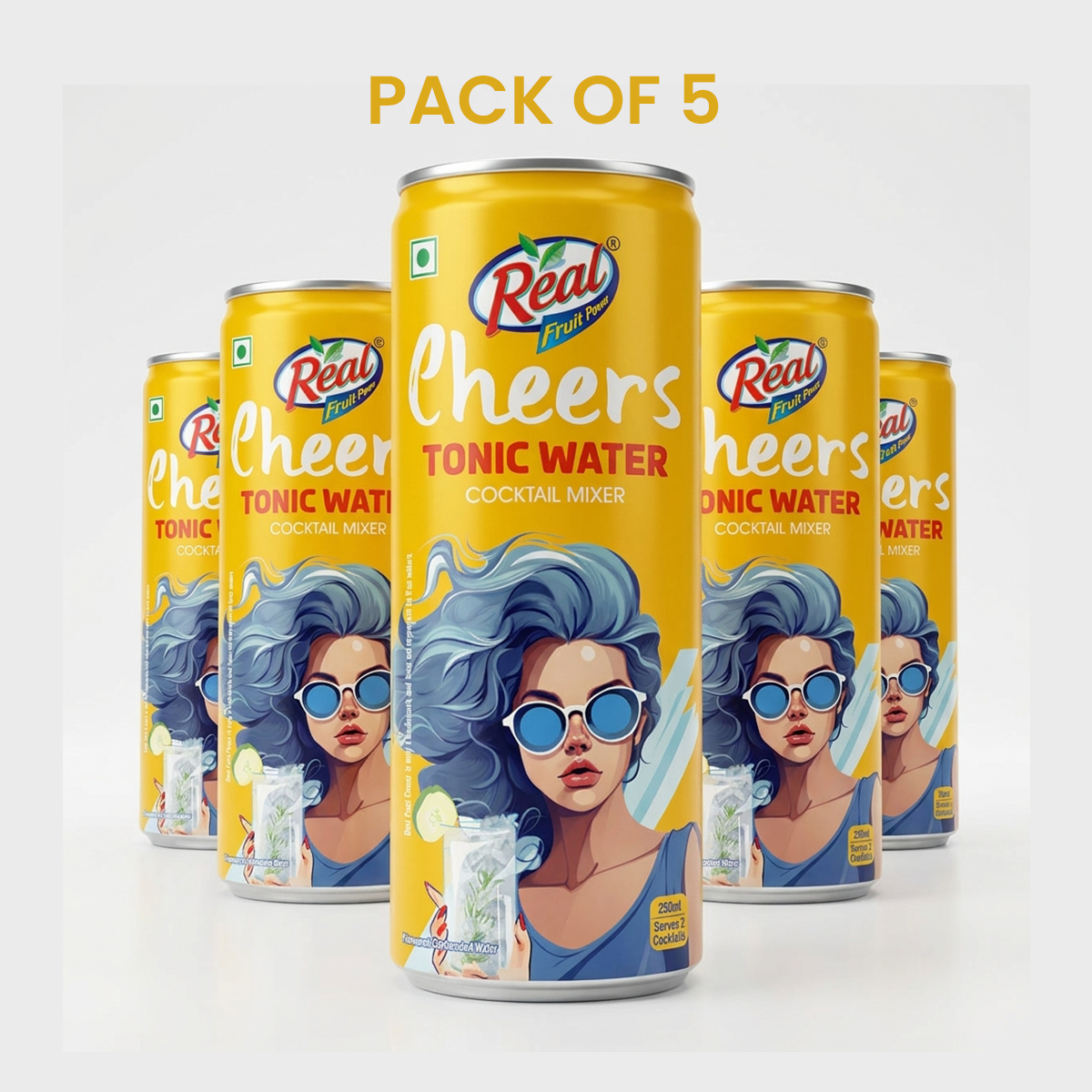 Real Cheers Tonic Water 250ml