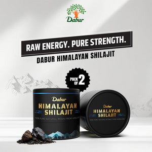 Dabur Himalayan Shilajit Resin 15g (Pack of 2) – Natural Energy & Vitality Support