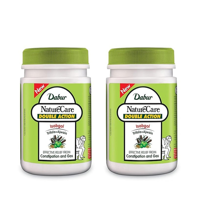 Dabur Nature Care Isabgol Double Action Trifala And Ajwain, Effective Relief From Constipation And Gas 100g