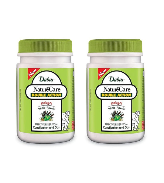 Dabur Nature Care Isabgol Double Action Trifala And Ajwain, Effective Relief From Constipation And Gas 100g