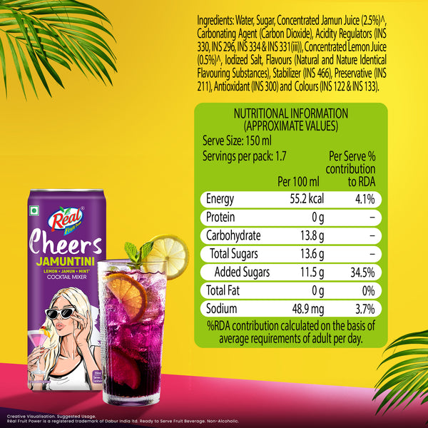 Real Cheers Jamuntini 250ml
